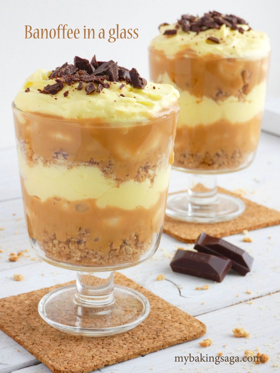 banoffee in a glass