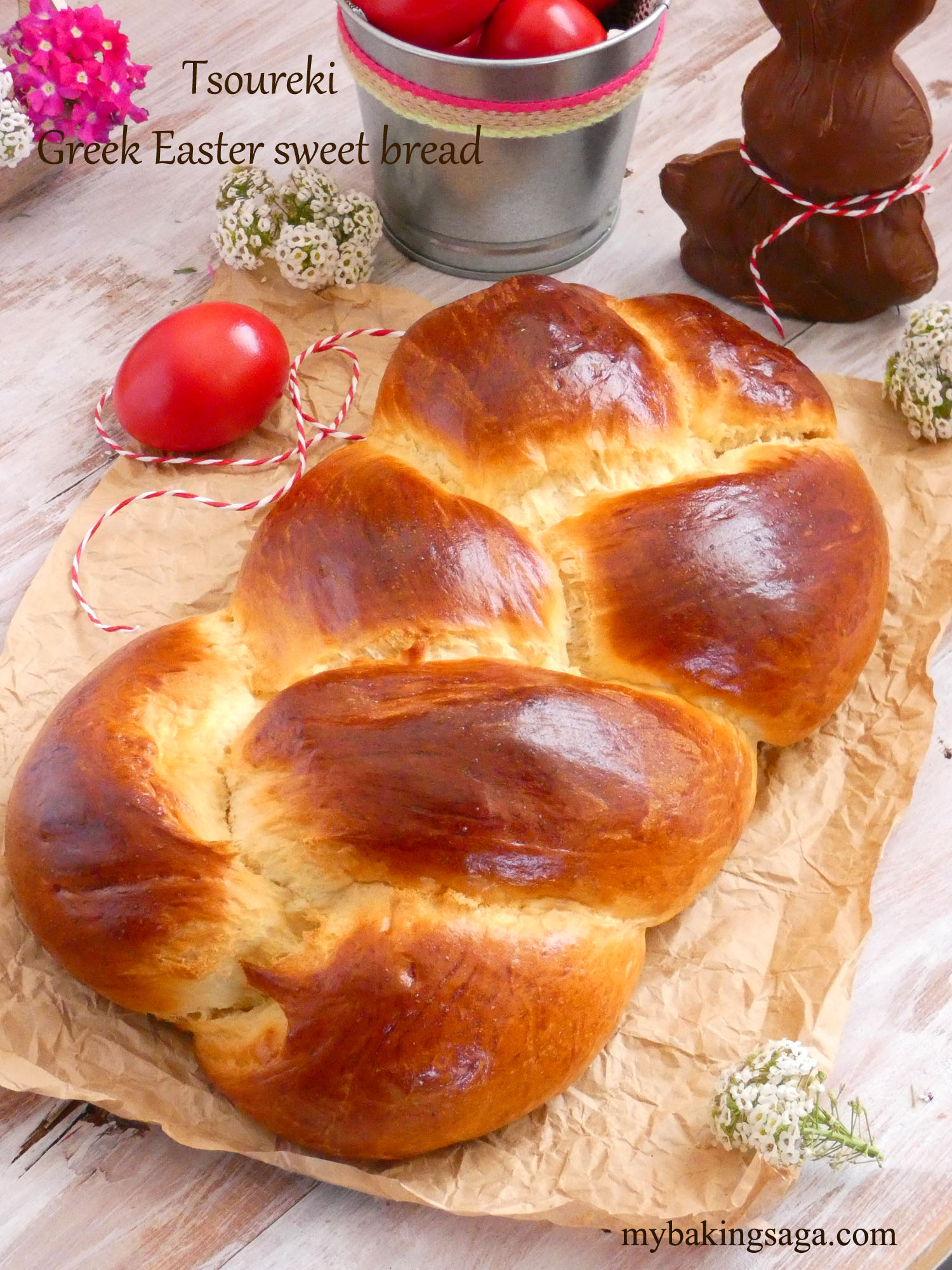 Tsoureki - Greek Easter sweet bread | my baking saga
